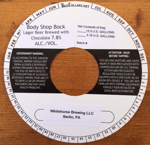 Whitehorse Brewing, LLC Body Shop Bock