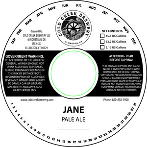 Cold Creek Brewery LLC Jane