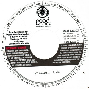 Good Nature Brewing Inc. Seasonal Ale