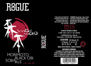 Rogue Morimoto Black Obi Soba