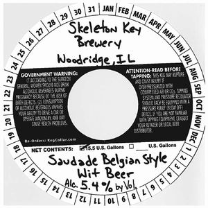 Skeleton Key Brewery Saudade Belgian-style Wit Beer