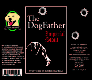 Laughing Dog Brewing The Dogfather Imperial Stout September 2016