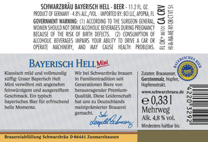 Schwarzbrau Bayerisch Hell September 2016