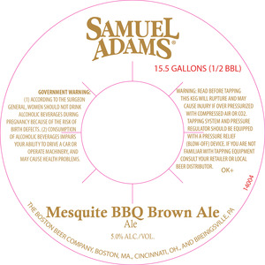 Samuel Adams Mesquite Bbq Brown Ale September 2016