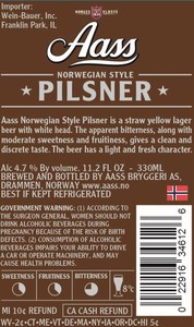 Aass Pilsner September 2016