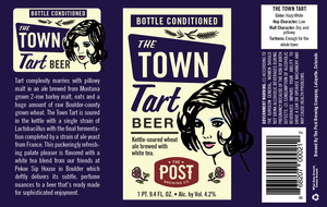The Post Brewing Company The Town Tart Beer