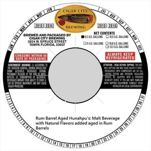 Rum Barrel Hunahpu's Imperial Stout Rum Barrel Hunahpu's Imperial Stout September 2016