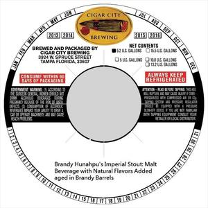 Brandy Barrel Hunahpu's Imperial Stout Brandy Barrel Hunahpu's Imperial Stout September 2016