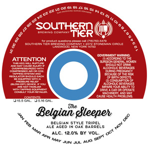 Southern Tier Brewing Company The Belgian Sleeper