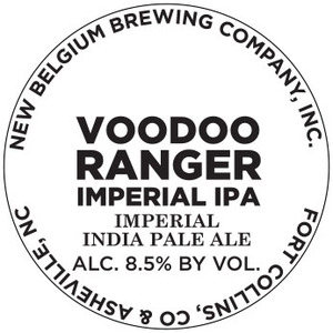 New Belgium Brewing Company, Inc. Voodoo Ranger Imperial IPA September 2016