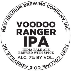 New Belgium Brewing Company, Inc. Voodoo Ranger IPA September 2016