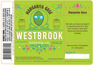 Westbrook Brewing Company Margarita Gose