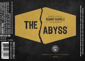 Deschutes Brewery The Abyss September 2016