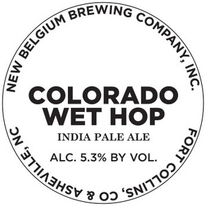 New Belgium Brewing Company, Inc. Colorado Wet Hop