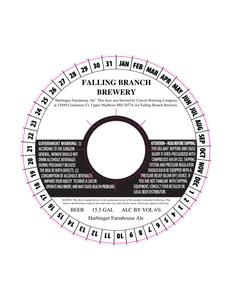 Falling Branch Harbringer Farmhouse Ale