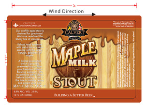 Calvert Brewing Company Maple Milk Stout