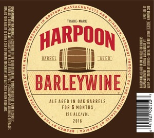 Harpoon Barleywine September 2016