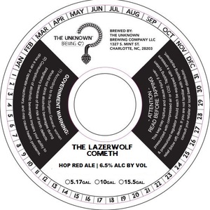 The Unknown Brewing Company The Lazerwolf Cometh September 2016