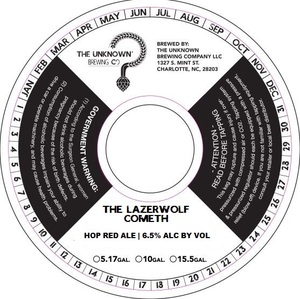 The Unknown Brewing Company The Lazerwolf Cometh