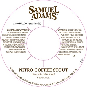 Samuel Adams Nitro Coffee Stout September 2016