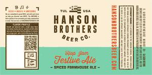 Hanson Brothers Hop Jam Festive Ale