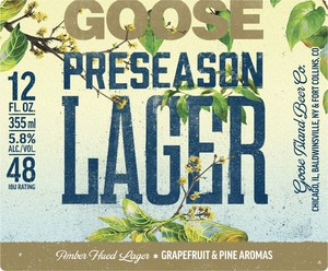 Goose Island Beer Co. Goose Preseason