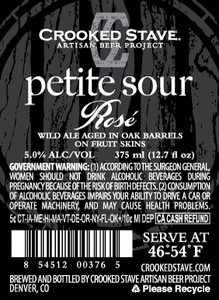 Crooked Stave Artisan Beer Project Petite Sour Rose