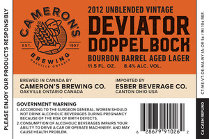 Camerons's Deviator Dopplebock 