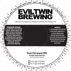 Evil Twin Brewing Fast Forward IPA