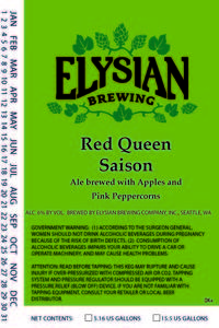 Elysian Brewing Company Red Queen Saison