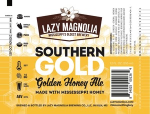 Lazy Magnolia Brewing Company Southern Gold