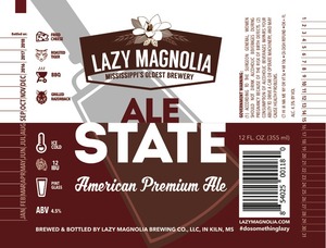 Lazy Magnolia Brewing Company Ale State