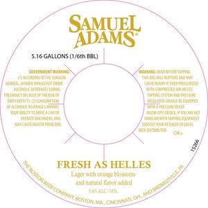 Samuel Adams Fresh As Helles