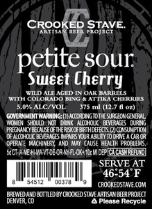 Crooked Stave Artisan Beer Project Petite Sour Sweet Cherry