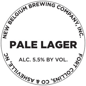 New Belgium Brewing Company, Inc. Pale Lager September 2016
