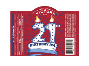 Victory 21st Birthday IPA September 2016