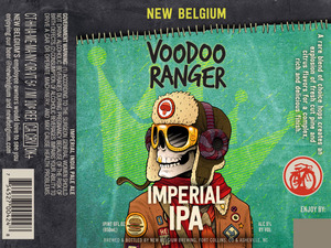 New Belgium Brewing Voodoo Ranger Imperial IPA September 2016