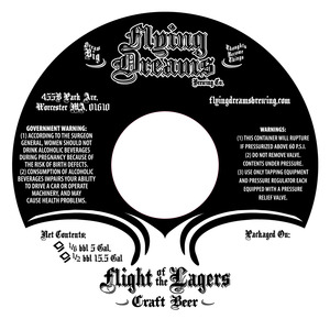 Flying Dreams Brewing Co. Flight Of The Lagers September 2016
