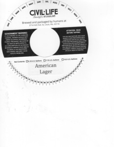 The Civil Life Brewing Co LLC American Lager September 2016