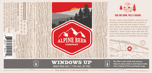 Alpine Beer Company Windows Up