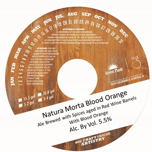 Green Flash Brewing Company Natura Morta Blood Orange
