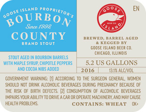 Goose Island Proprietor's Bourbon County Brand Stout