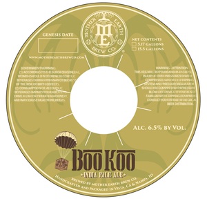 Mother Earth Brew Co Boo Koo September 2016