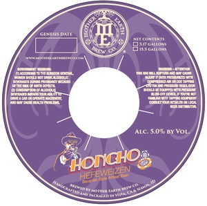 Mother Earth Brew Co Honcho Hefeweizen