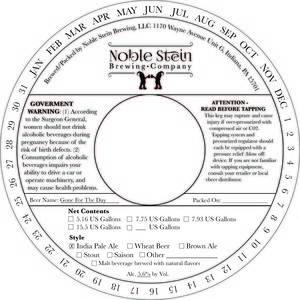 Noble Stein Brewing Company Gone For The Day