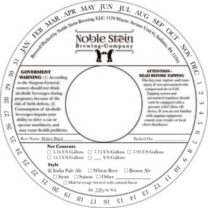 Noble Stein Brewing Company Hellen Black
