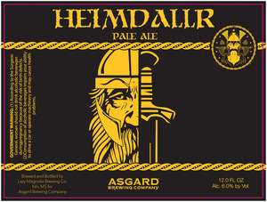 Asgard Brewing Company Heimdallr October 2016