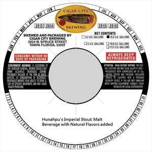 Cigar City Brewing Hunahpu's Imperial