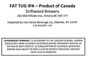 Driftwood Fat Tug IPA