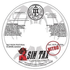 Mother Earth Brew Co Sin Tax Nitro